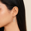 Gabriel & Co. Double Row Diamond Tear Drop Earrings in 14K Gold