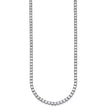 Elegant Lab Grown 18ct Round Diamond Straight Necklace 14KW | Gemmas Jewelers 2