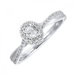 Elegant & Modern Oval Shape Diamond Engagement Ring with Halo | Gemmas Jewelers