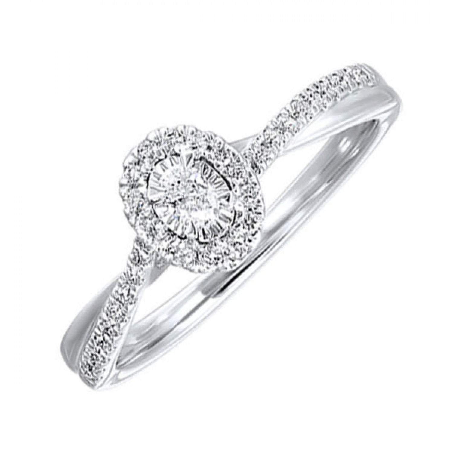 Elegant & Modern Oval Shape Diamond Engagement Ring with Halo | Gemmas Jewelers