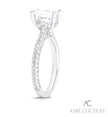 Fabulous Couture Knife-Edge Oval Center Diamond Engagement Ring 14K | Gemmas Jewelers