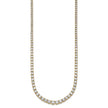 Fabulous Lab Grown 14ct Round Diamond Graduated Necklace 14K | Gemmas Jewelers 3