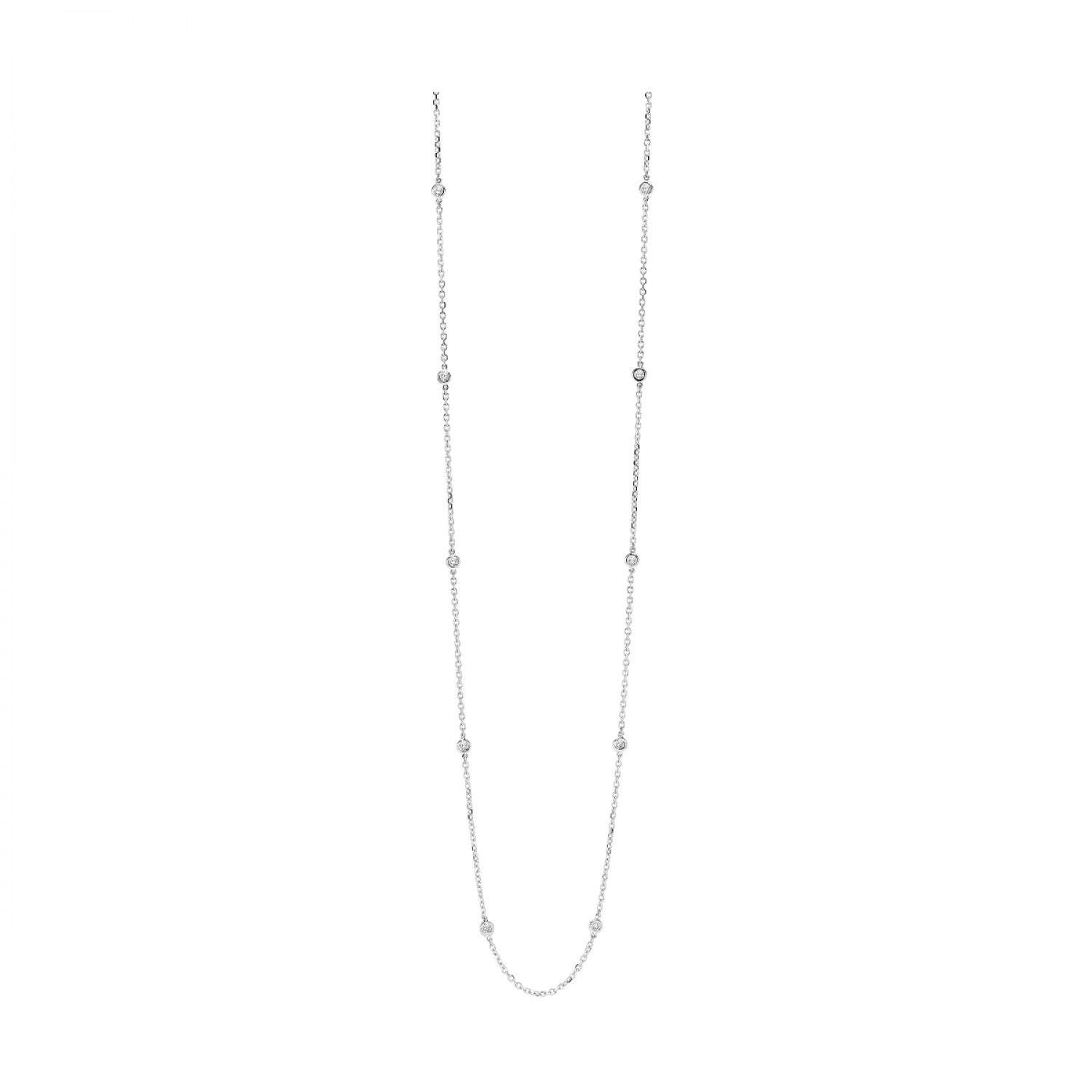 Fun & Dainty Diamonds by the Yard Necklace | Gemmas Jewelers