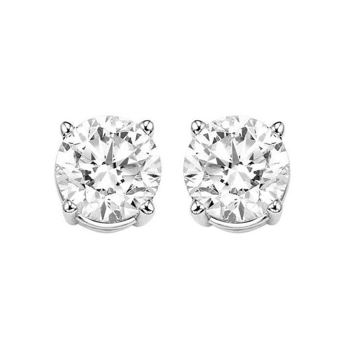 2 Carat Genuine Diamond Studs