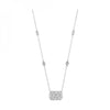 Pave Diamond Necklace 1 Carat