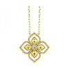 14k Yellow Gold Diamond Necklace