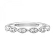 14K Diamond Stackable Band