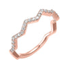Zig Zag Diamond Band