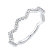 Zig Zag Diamond Band
