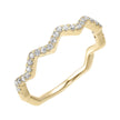 Zig Zag Diamond Band