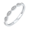14K Diamond Stackable Band