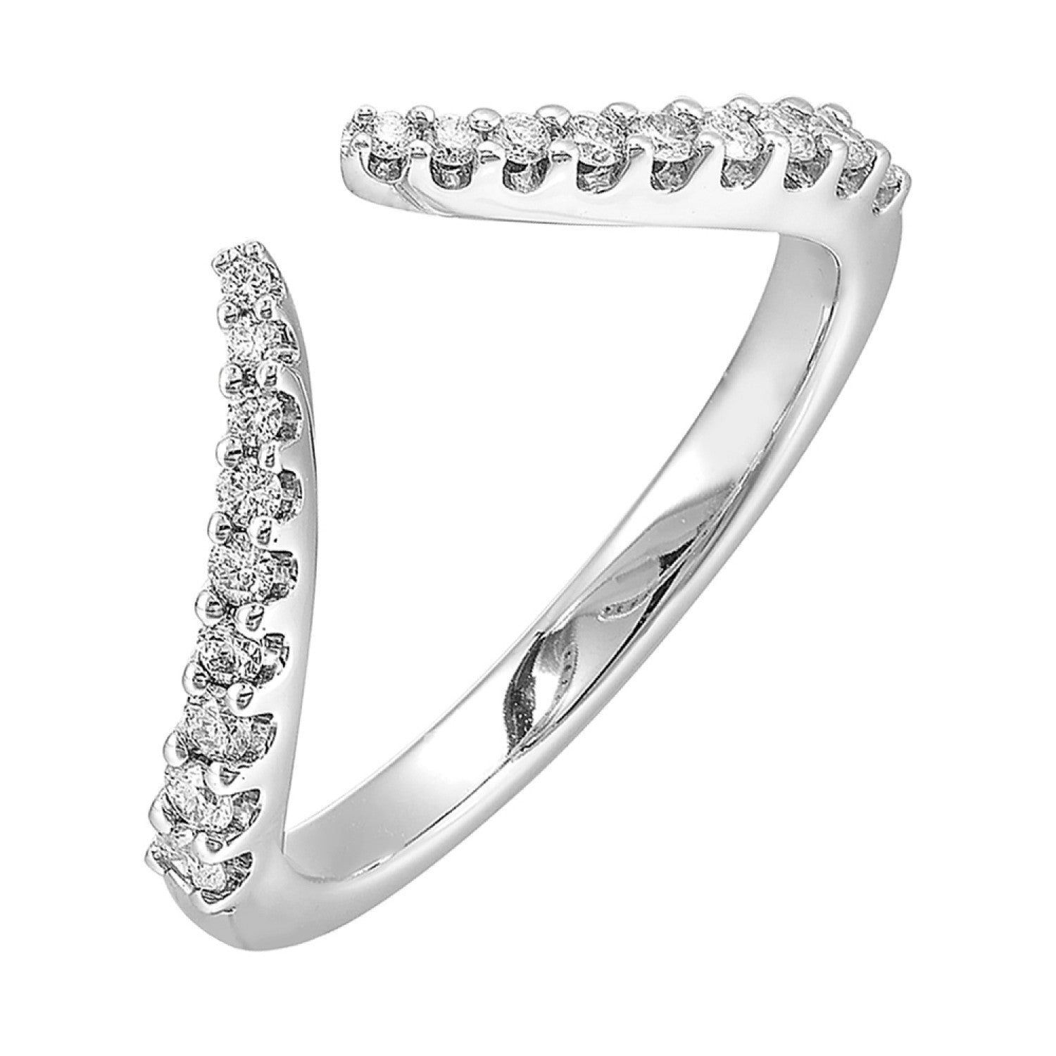 Best Seller 14k Gold Diamond Contour Band 1/4ctw