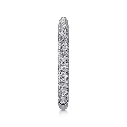 14k White Gold Pave Diamond