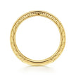 14K Yellow Gold Vintage Inspired Anniversary Band