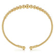 Gabriel & Co. Bujukan Graduating Beads Bangle in 14K Yellow Gold