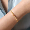 Gabriel & Co. Bujukan Graduating Beads Bangle in 14K Yellow Gold