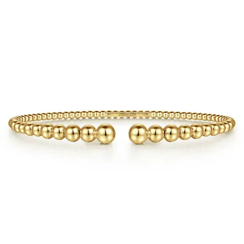 Gabriel & Co. Bujukan Open Bangle Bracelet in 14K Yellow Gold