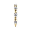 14K Yellow Gold Bujukan and Diamond Station Ring