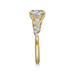 14K Yellow Gold Round Diamond Engagement Ring
