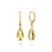Gabriel & Co. Bujukan Teardrop Texture Drop Earrings in 14K