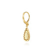 Gabriel & Co. Bujukan Teardrop Texture Drop Earrings in 14K