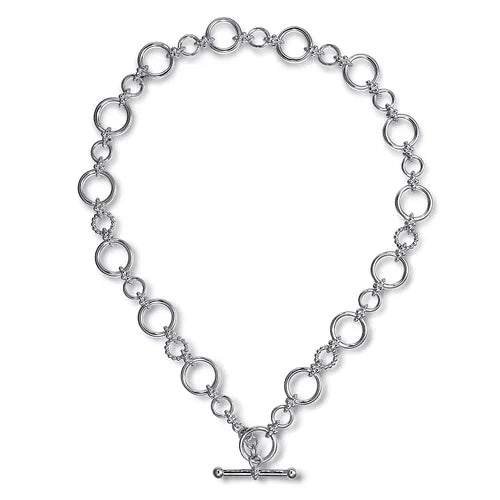 Sterling Silver Bujukan Link Necklace