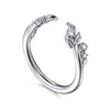 Exquisite Open Design Diamond Wedding Ring in 14KW Gabriel & Co.
