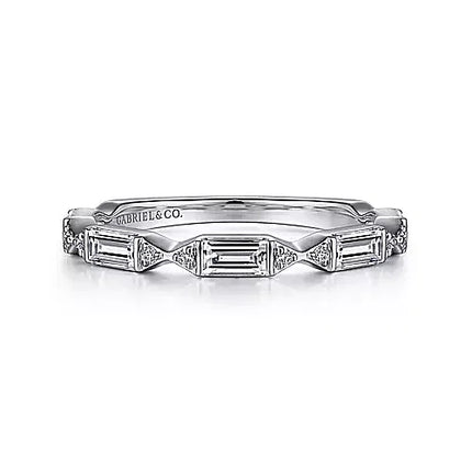 Platinum Channel Set Diamond Anniversary Band