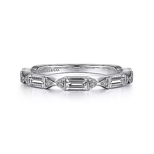 Platinum Channel Set Diamond Anniversary Band