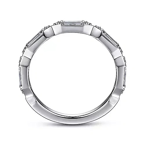 Platinum Channel Set Diamond Anniversary Band