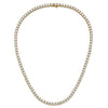 Glamorous Lab Grown 38ct Round Diamond Straight Necklace 14K | Gemmas Jewelers 5