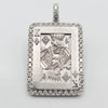 Gleaming King of Diamonds Player's Card Pendant in 14K Gold with Diamonds | Gemma's Jewelers