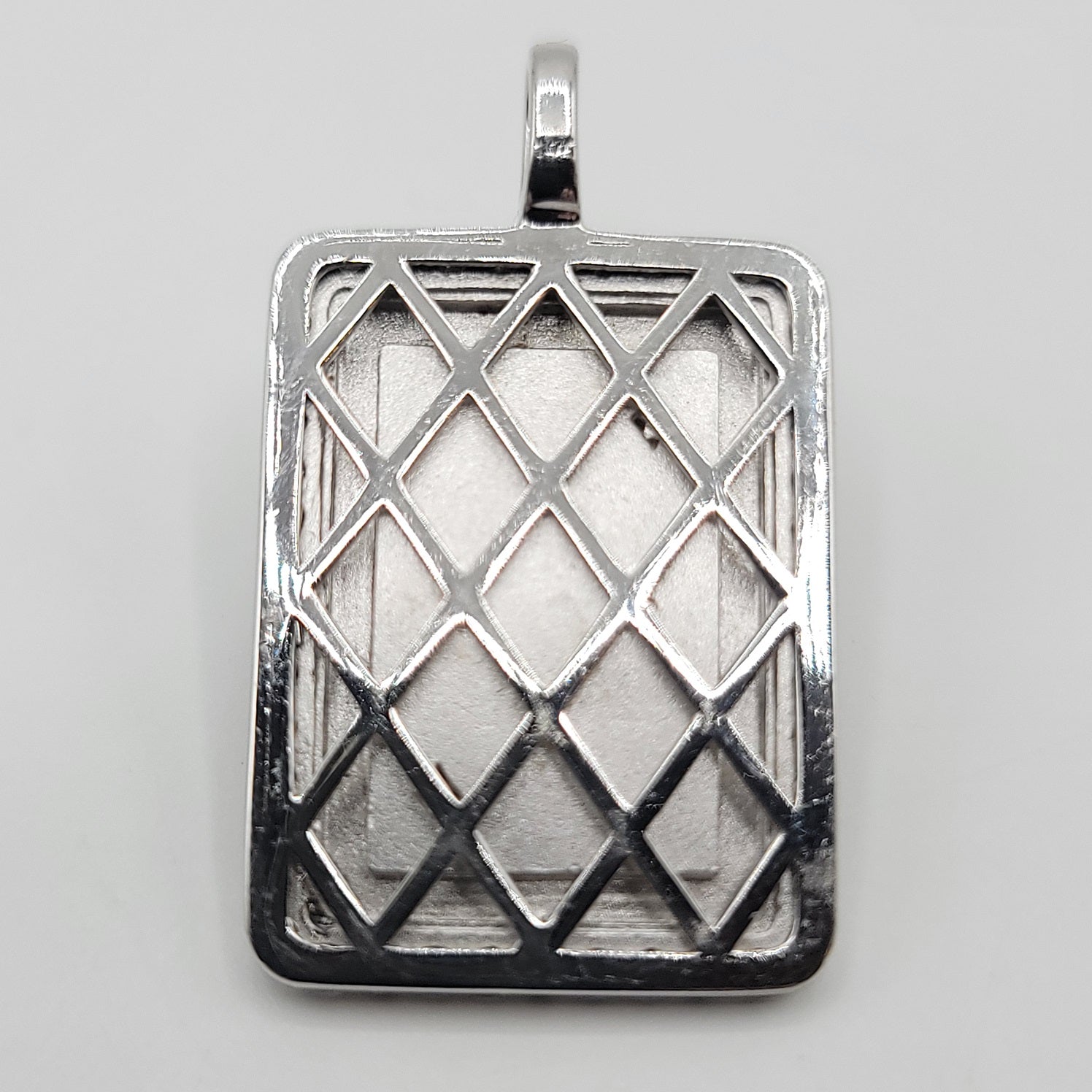 Gleaming King of Diamonds Player's Card Pendant in 14K Gold with Diamonds | Gemma's Jewelers