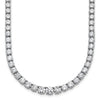 Gorgeous Lab Grown 18ct Round Diamond Graduated Necklace 14K | Gemmas Jewelers 1