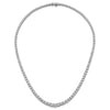Gorgeous Lab Grown 18ct Round Diamond Graduated Necklace 14K | Gemmas Jewelers 6