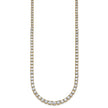 Gorgeous Lab Grown 18ct Round Diamond Graduated Necklace 14K | Gemmas Jewelers 8