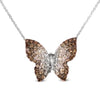 Intriguing LeVian Chocolate Ombre Diamond Pendant in 14K Vanilla Gold | Gemmas Jewelers