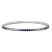 Spectacular Le Vian Denim Ombré® Sapphire Bangle in 14K Vanilla Gold®