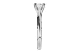 Refined Cathedral Solitaire Setting with Diamond Gallery in 14K White Gold