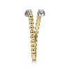 Gabriel & Co. Bujukan Collection Diamond Bypass Ring in 14K Yellow Gold