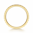 The Bujukan Collection Checkered Engraved Band in 14K Yellow Gold