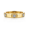 Gabriel & Co. Half Cube Stackable Diamond Ring in 14K Yellow Gold