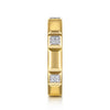 Gabriel & Co. Half Cube Stackable Diamond Ring in 14K Yellow Gold