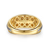 Gabriel & Co. Wide Bujukan Diamond Band Ring in 14K Yellow Gold