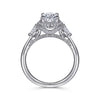 Exquisite Oval Halo Diamond Engagement Ring with 1.91 Carats in 14K Gold | Gemma's Jewelers