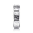 Mens 6mm Hammer Stations Design Wedding Band in 14K Gold | Gemmas Jewelers 6