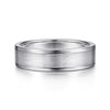 Mens 6mm Satin Finish Wedding Band in 14K Gold | Gemmas Jewelers 1