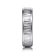 Mens 6mm Vertical Etching Design Wedding Band in 14K Gold  Gemmas Jewelers 6