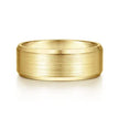 Modern Design 8mm Satin Finish Mens Wedding Band with Beveled Edge in 14K | Gemmas Jewelers 5