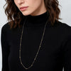 Gabriel & Co. Bujukan Collection Bead Station Necklace in 14K Yellow Gold